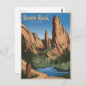 Carte Postale Smith Rock State Park Vintage (Devant / Derrière)