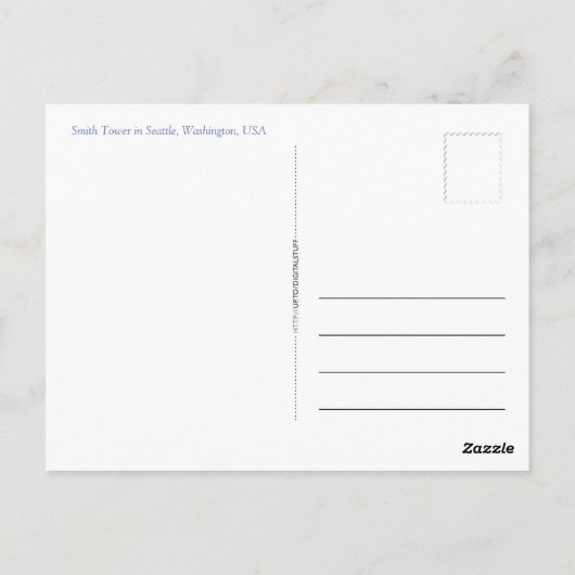 Carte postale Smith Tower (Dos)
