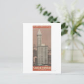 Carte Postale Smith Tower, Observatoire de Seattle (Debout devant)