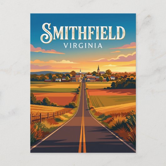 Carte Postale Smithfield États-Unis (Devant)