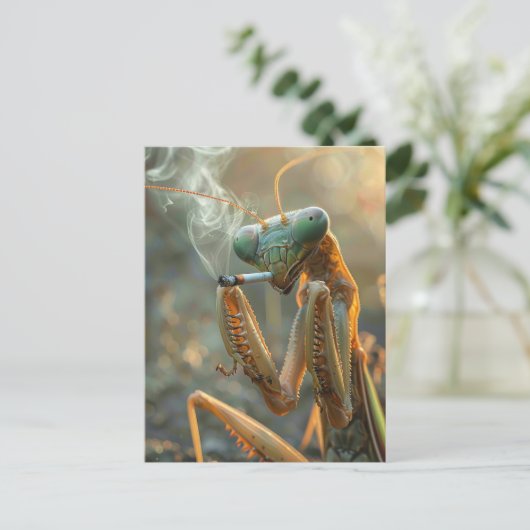 Carte Postale Smoking Mantis Surreal (Debout devant)