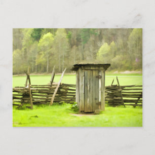 Carte Postale Smoky Mountains Outhouse Voyage Photographie