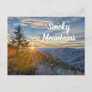Carte Postale Smoky Mountains Sunrise Postcard
