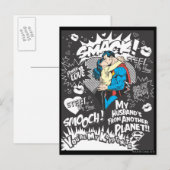 Carte Postale Smooch, Smack - Collage (Devant / Derrière)