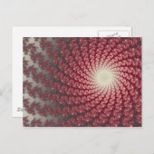 Carte postale Smooth Red Whirlpool2 (Devant / Derrière)