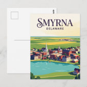 Carte Postale Smyrne États-Unis (Devant / Derrière)