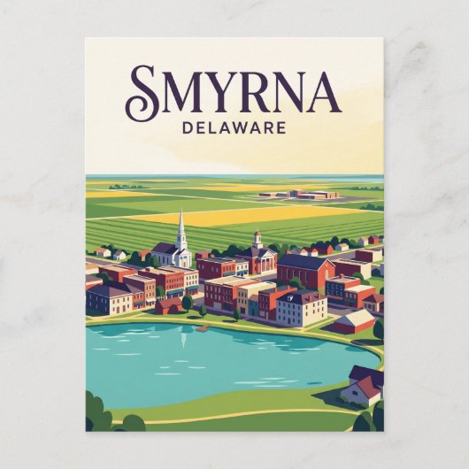 Carte Postale Smyrne États-Unis (Devant)