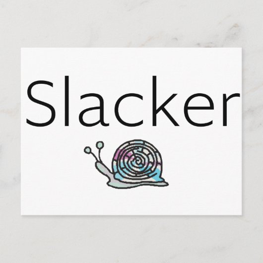 Carte Postale Snack de Slacker (Devant)