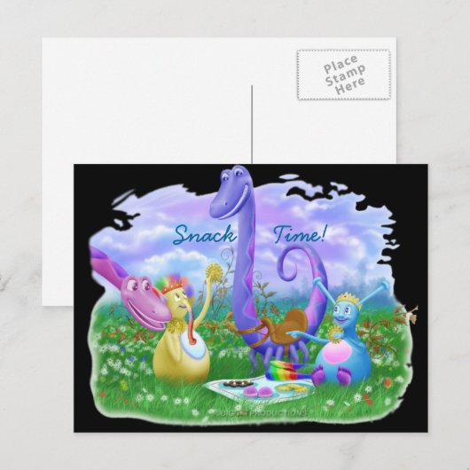 Carte Postale Snack Time ! (Devant / Derrière)