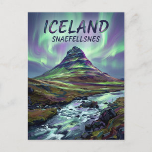 Carte Postale Snaefellsnes Islande