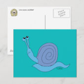 Carte postale Snail (Devant / Derrière)