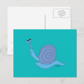 Carte postale Snail (Devant / Derrière)
