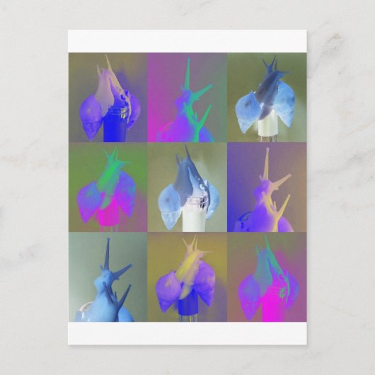 Carte Postale Snail Pop Art (Devant)
