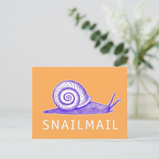 Carte postale SnailMail (Debout devant)