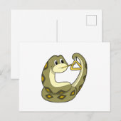 Carte Postale Snake à Music avec Triangle.PNG (Devant / Derrière)