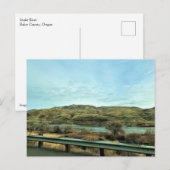 Carte Postale Snake River, comté de Baker, Oregon (Devant / Derrière)