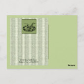 Carte Postale Snakeskin personnalisé (Dos)