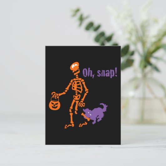 Carte Postale Snap Skeleton (Debout devant)