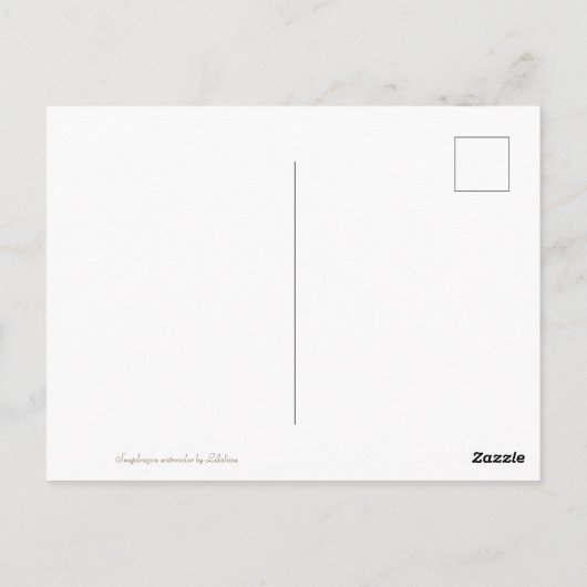 Carte postale Snapdragon (Dos)