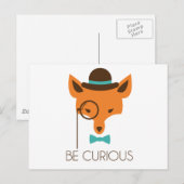 Carte Postale Sneaky Fox (Devant / Derrière)