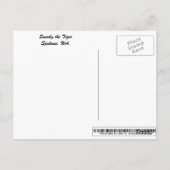 Carte Postale Sneaky the Tiger Spokane, WA. (Dos)