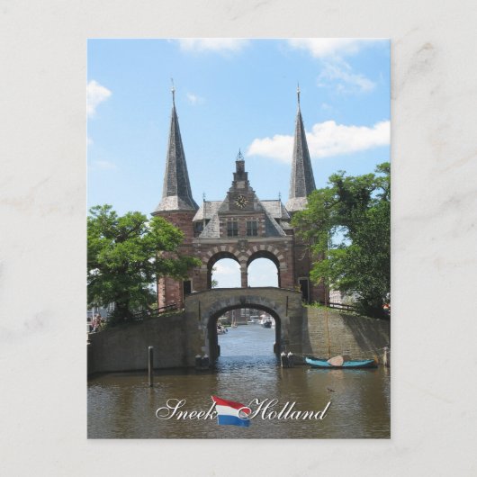 Carte postale Sneek Water Gate Holland (Devant)