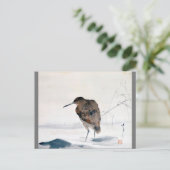 Carte Postale Snipe, Watanabe Seitei (Debout devant)