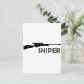 CARTE POSTALE **SNIPER** (Debout devant)