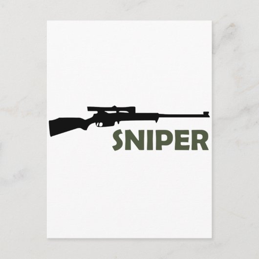 CARTE POSTALE **SNIPER** (Devant)