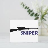 CARTE POSTALE **SNIPER** (Debout devant)