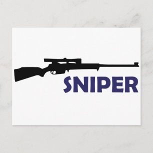 CARTE POSTALE **SNIPER**