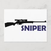 CARTE POSTALE **SNIPER** (Devant)