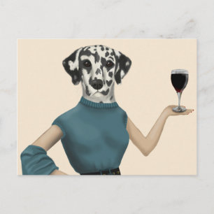Carte Postale Snob de vin dalmate
