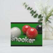 Carte Postale Snooker (Debout devant)