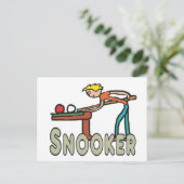 Carte Postale Snooker (Debout devant)