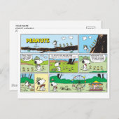 Carte Postale Snoopy & Friends | Go Camping (Devant / Derrière)