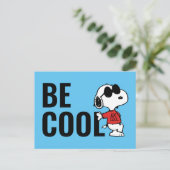Carte Postale Snoopy "Joe Cool" debout (Debout devant)