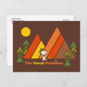 Carte Postale Snoopy | Scout Beagle - Les Grands Espaces (Devant / Derrière)