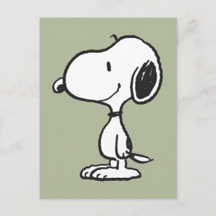 Carte Postale Snoopy Smile Giggle Laugh