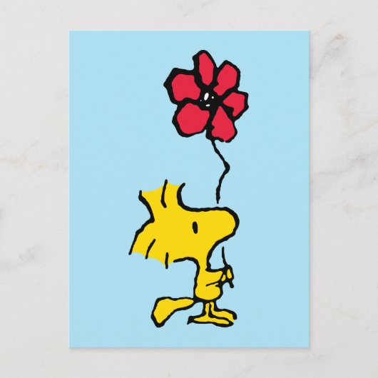 Carte Postale Snoopy So Sweet Flower Motif (Devant)