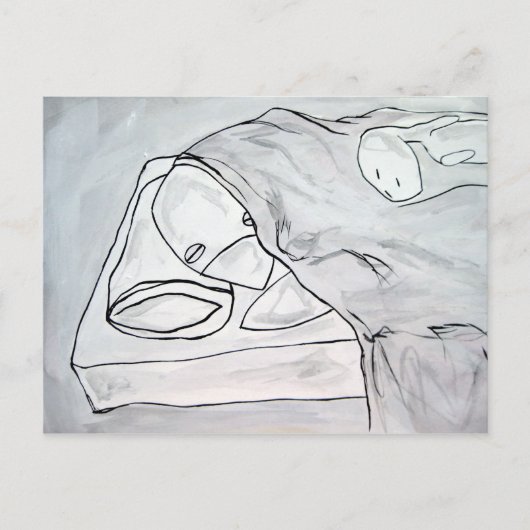 Carte Postale Snooze-le ! ! (Devant)