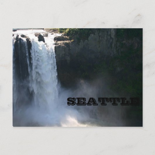 Carte Postale Snoqualmie Falls, Seattle (Devant)