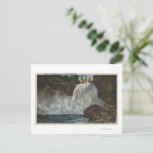 Carte Postale Snoqualmie Falls, WA - Vue des chutes au fond (Debout devant)