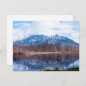 Carte Postale Snoqualmie lake reflection (Devant / Derrière)