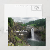 Carte Postale SnoqualmieFalls (Devant / Derrière)