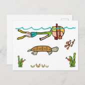 Carte Postale Snorkeling (Devant / Derrière)