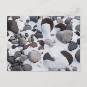 Carte Postale Snow and Rocks