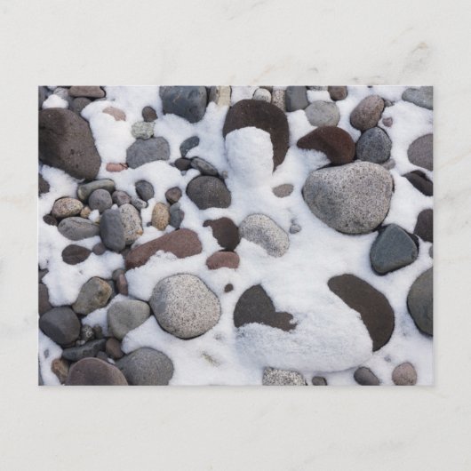 Carte Postale Snow and Rocks (Devant)