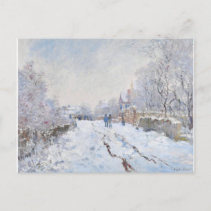 Carte Postale Snow at Argenteuil par Claude Monet