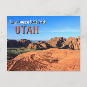 Carte Postale Snow Canyon Utah